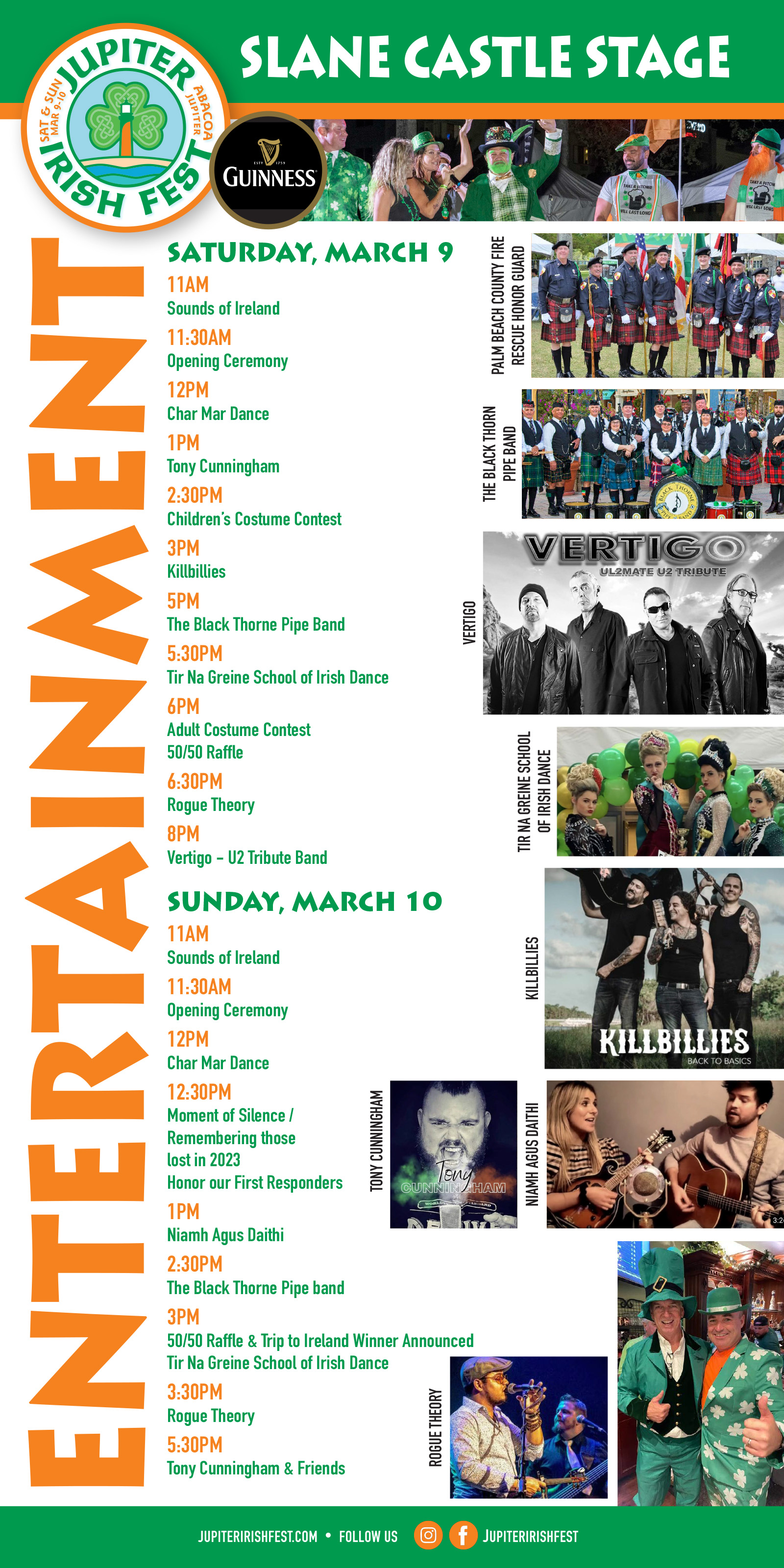 Entertainment Schedule